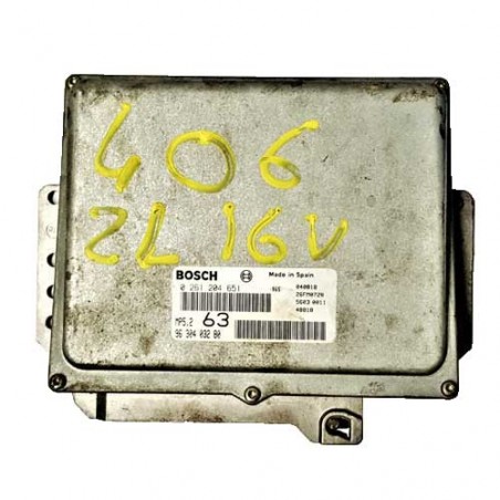 Calculateur moteur Bosch, 0216204651, 9630403280, MP5.2