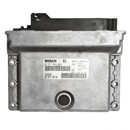 Calculateur moteur Bosch, 0281001262, 9624519580, 28RTD845, XUDBC02