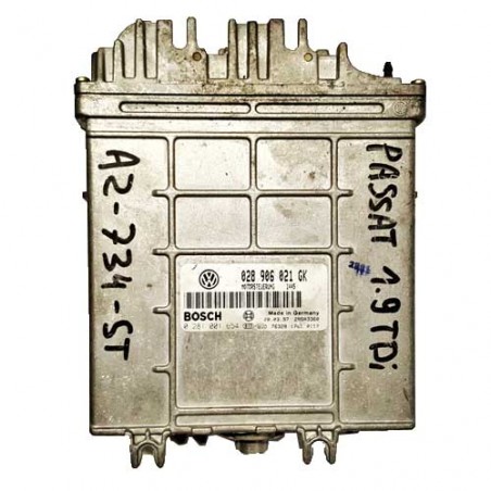 Calculateur moteur Bosch, 0281001654, 028906021 GK, 28SA3360, MSA15.5-7.2
