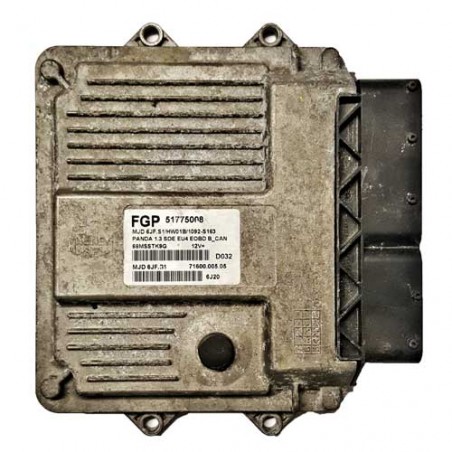 Calculateur moteur Magneti Marelli, MJD 6JF.S1, HW01B, 1092-S163, 51775008