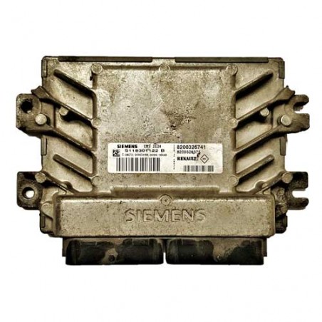 Calculateur moteur Siemens EMS3134, S118301122B, 8200326741, 8200326375