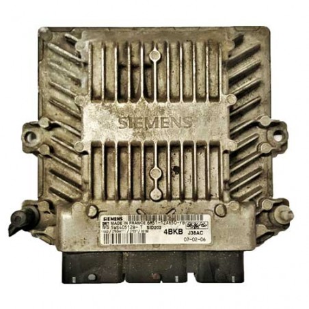 Calculateur moteur Siemens SID202, 5WS40512B-T, 6M51-12A650-YB, 4BKB, J38AC