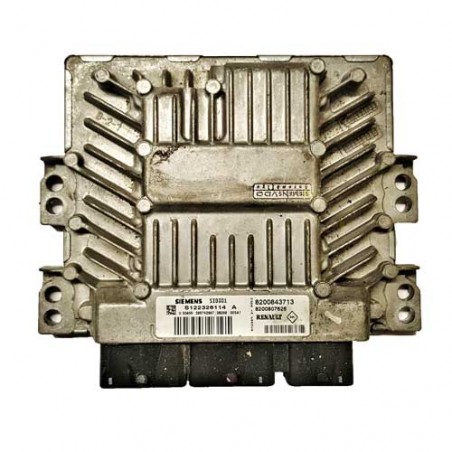 Calculateur moteur Siemens SID301, S122326114A, 8200843713, 8200807626