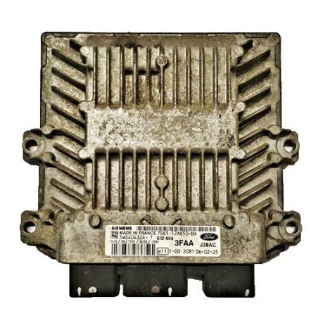 Calculateur moteur Siemens SID804, 5WS40432A-T, 7S61-12A650-BA, 3FAA, J38AC